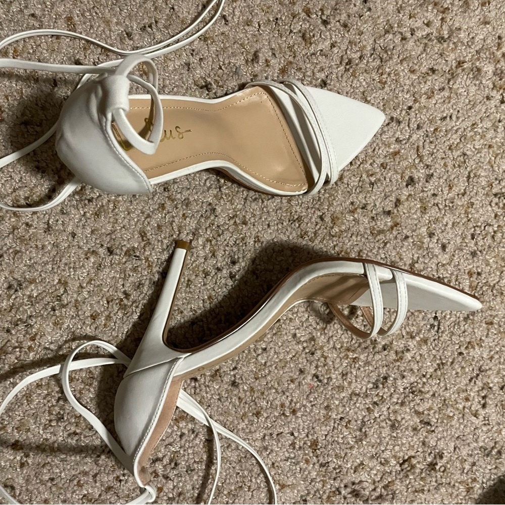 Lulus lace up heels